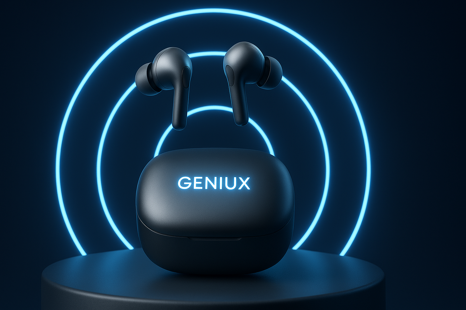 3D Earbuds Photo with BRAND